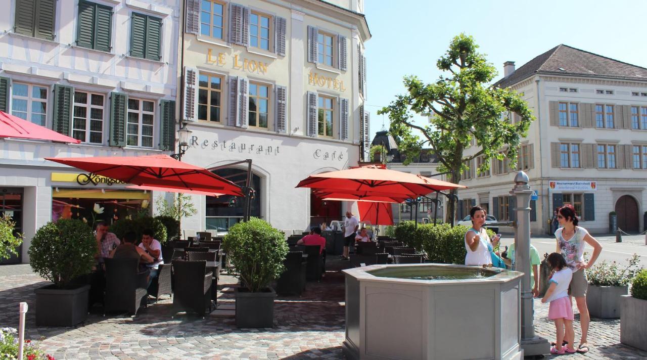 Hotel Le Lion - Self Check-In Bischofszell Exteriör bild