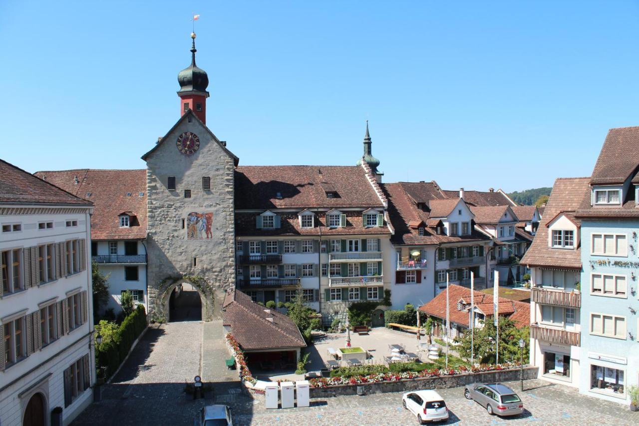 Hotel Le Lion - Self Check-In Bischofszell Exteriör bild
